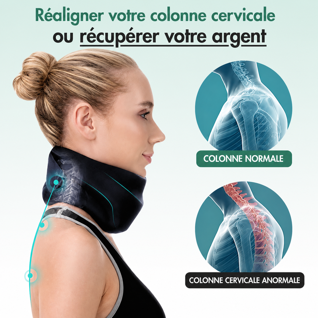 FisioAlign - Support Cervical Pour le Sommeil
