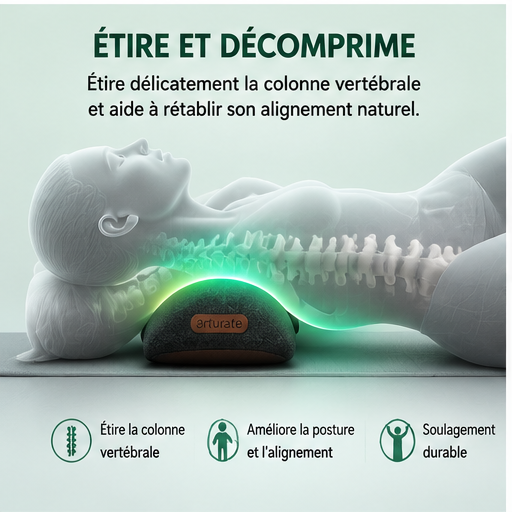 FisioBack - Masseur dorsal 3-en-1